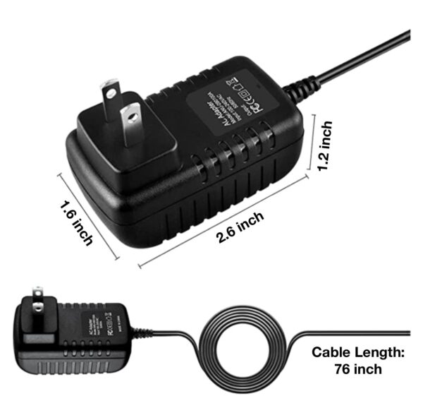 19V AC/DC Adapter for Eufy RoboVac 11 11+ 11S 30 Series & Pure Clean Smart Robotic Vacuum - Brand New - Image 3