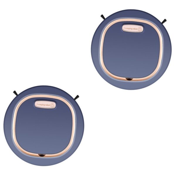 2 Pcs Sweeping Robot Robotic Vacuum Cleaner Automatic Floor Cleaner Rug Vacuum Cleaner Robot Floor Cleaner Robot Sweeper Carpet Cleaner Robots Vac Mop Washing Machine Abs Brand: Veemoon Size: 25X7CM