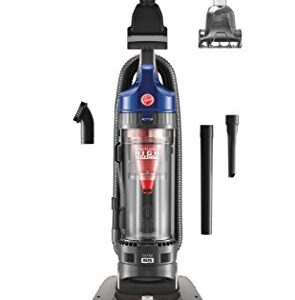 Hoover WindTunnel 2 Bagless Upright Vacuum, Blue - High Capacity & Convenient