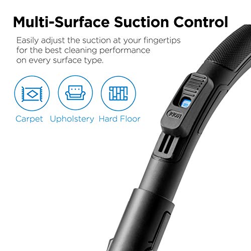 Eureka WhirlWind Bagless Canister Vacuum Cleaner, Lightweight Vac for Carpets and Hard Floors, Blue 6 Eureka WhirlWind Bagless Canister Vacuum Cleaner, Lightweight Vac for Carpets and Hard Floors, Blue - Image 6