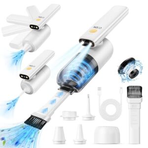 4-in-1 Cordless Car Vacuum Cleaner 15000Pa LED Light