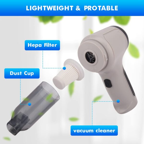 3-in-1 Cordless Car Vacuum Cleaner Rechargeable Handheld 120W/9000PA High Power - Image 8