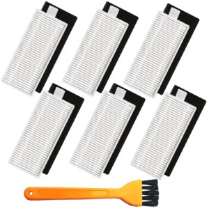 6-Packs Filters Parts Replacement ECOVACS DEEBOT N79 N79S DN622 DN622.11 DN620 DN622.31 Deebot 500 DC3G Vacuum Cleaner