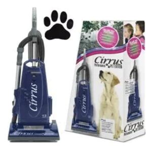 Cirrus CR99 Upright Vacuum Cleaner, Blue, HEPA Filtration, Pet Odor Eliminating, On-Board Tools