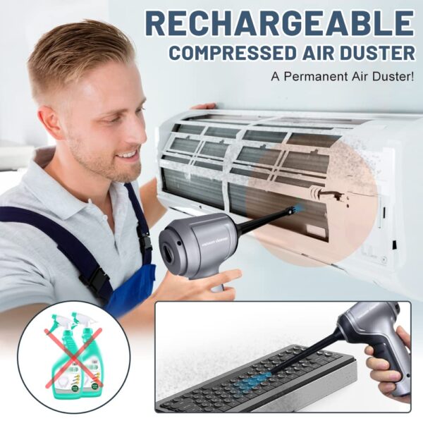 Cordless Car Vacuum Cleaner with 15000PA Suction & 3-in-1 Design - Image 5
