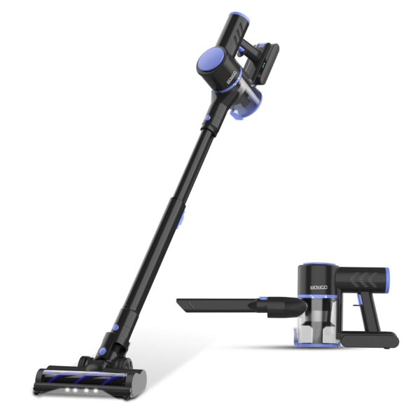 WOWGO Cordless Vacuum Cleaner 6-in-1 Handheld Vaccum, 40 mins Runtime, Hardwood Floor, Carpet, Pet Hair