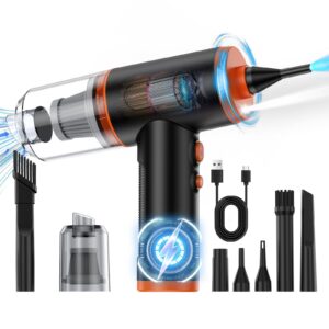 3-in-1 Handheld Electric Air Duster Vacuum Cleaner Pump LED Light