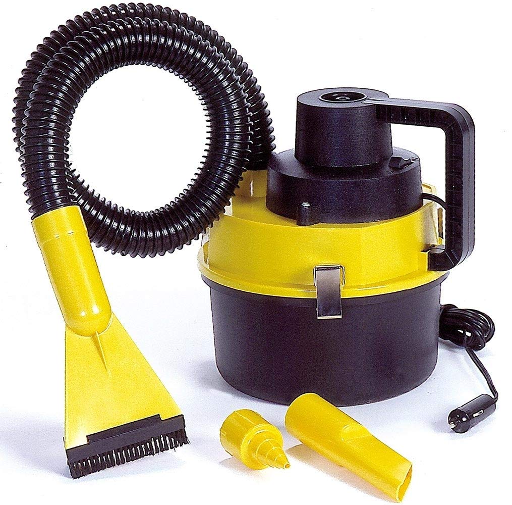 Koolatron 12V Wet/Dry Canister Vacuum Cleaner 1 Gallon Lightweight ...