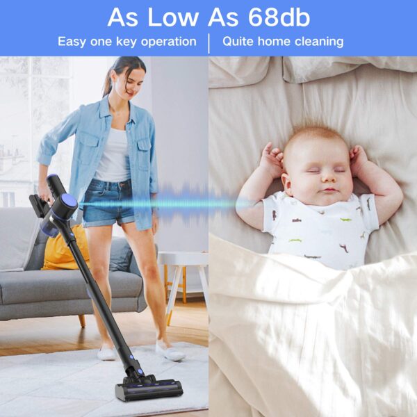 WOWGO Cordless Vacuum Cleaner 6-in-1 Handheld Vaccum, 40 mins Runtime, Hardwood Floor, Carpet, Pet Hair - Image 5