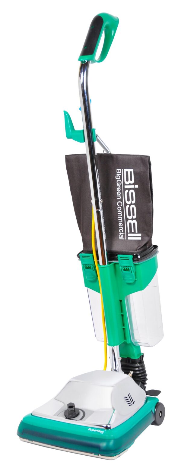 Bissell BigGreen Commercial ProCup Upright Vacuum 870W, 12" Width Magnet