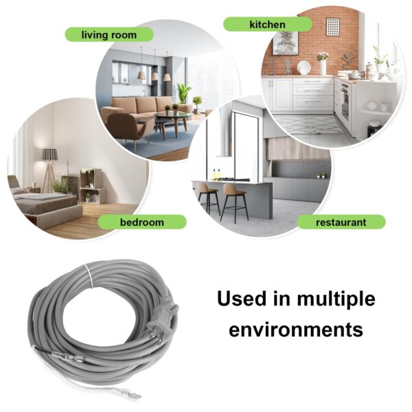 36ft Vacuum Cleaner Replacement Cord for Dyson DC33 DC41 DC65 Upright Vacuum Cleaner DC-65 Mains Cable DC 65 Animal DC65 Multi Floor - Image 4