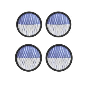 4 Packs Washable & Reusable Filter Replacement for UMLo N8 Cordless Vacuum Cleaner