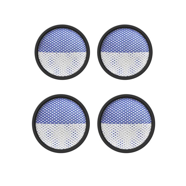 4 Packs Washable & Reusable Filter Replacement for UMLo N8 Cordless Vacuum Cleaner
