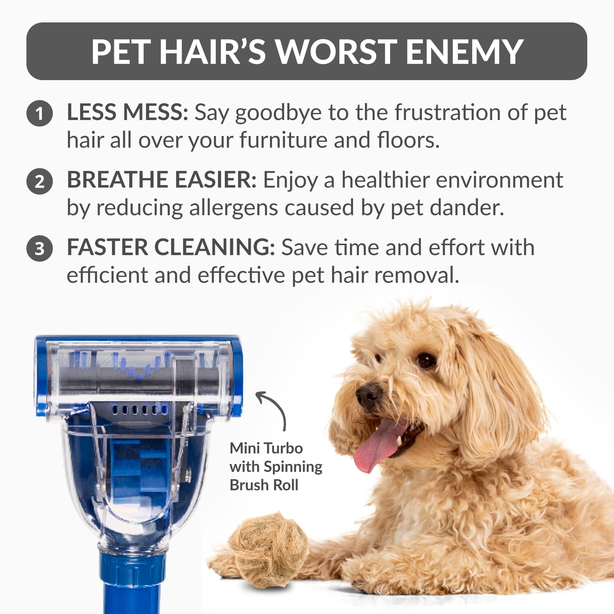 Prolux TerraVac Canister Vacuum Pet Hair 5Speed Touchscreen Control