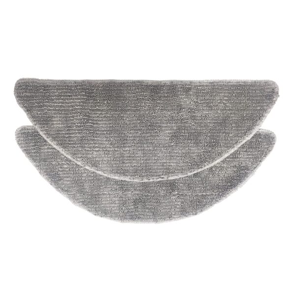 Coredy Robot Vacuum Replacement Wet-Dry Mopping Cloth Kit for FL022 Robotic Vacuum Cleaner, 2 Pcs, Microfiber