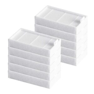 HEPA Replacement Filter 10-Pack for i-Life Robot Vacuum Cleaner V3s V3s Pro V5 V5s V5s Pro Roexboz Non-Woven