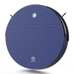OKP Robot Vacuum 2100Pa Cyclone Suction, WiFi/APP/Voice Control, Pet Hair, Hard Floor, K3A
