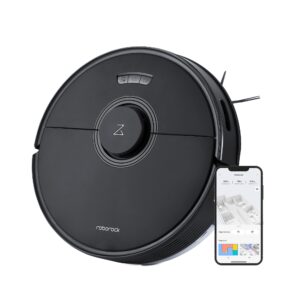 Roborock Q7 Max Robot Vacuum and Mop Cleaner, 4200Pa Suction, Lidar Navigation, Multi-Level Mapping, 180mins Runtime, Alexa Compatible (Black)
