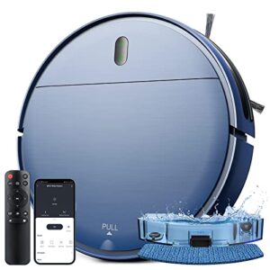 Robot Vacuum and Mop Combo, 2-in-1 Cleaning Robot, Alexa/WiFi/App Compatible, Ideal for Hard Floors, Pet Hair, Size: ZCWA