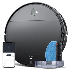Robot Vacuum and Mop Combo, WiFi/App/Alexa, 2-in-1 Mopping Robot Vacuum, Watertank, Dustbin, Self-Charging, Slim, Ideal for Hard Floor, Pet Hair, Carpet, Brand: MAMNV, Size: