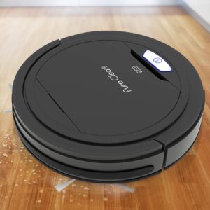 SereneLife Robotic Vacuum Cleaner - Auto Home Cleaning Clean Carpet Hardwood Floor Pet Hair Allergies Friendly - 2.9' Profile