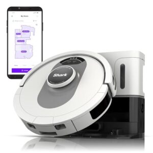 Shark AI Ultra Voice Control Robot Vacuum with Matrix Clean Navigation, Home Mapping, 60-Day Capacity, Self-Empty Base for Homes with Pets, Carpet & Hard Floors (Silver/Black) - Shark - 45-Day Capacity