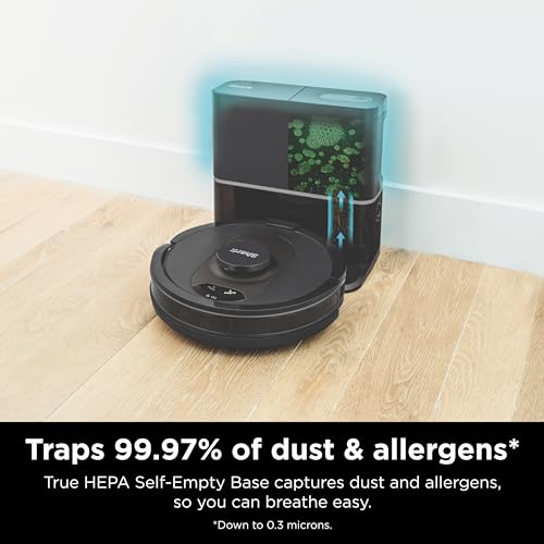 Shark AV2501S AI Ultra Robot Vacuum with Matrix Clean 30-Day Capacity HEPA Bagless Self Empty Base Dark Grey 4 Shark AV2501S AI Ultra Robot Vacuum with Matrix Clean 30-Day Capacity HEPA Bagless Self Empty Base Dark Grey - Image 4
