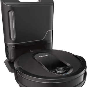Shark IQ Robot Self-Empty XL Vacuum with Home Mapping, Self-Cleaning Brushroll, WiFi, Alexa, Black (RV1001AE) - Shark Bagless