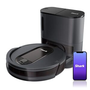 Shark RV912S EZ Robot Vacuum Bagless Self-Empty Base Pet Hair Alexa Wi-Fi Dark Gray