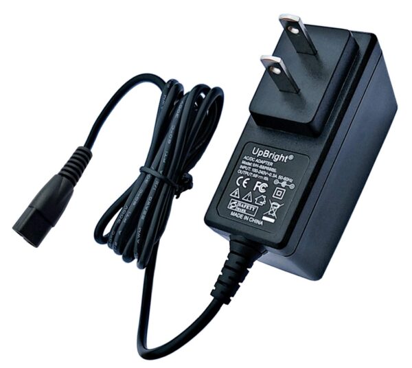 UpBright 2-Prong AC/DC Adapter for Rock&Rocker HJ1103J Lithium Battery Rechargeable Robotic Pool Vacuum 12.6V Charger