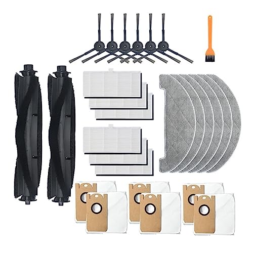 WaLdOr Main Brush Mop Cloth Parts Side Brush Hepa Filters Dust Bags for Xiaomi Viomi S9 Robotic Vacuum Cleaner (Color : Set-f) 1 WaLdOr Main Brush Mop Cloth Parts Side Brush Hepa Filters Dust Bags for Xiaomi Viomi S9 Robotic Vacuum Cleaner (Color : Set-f)