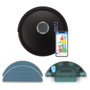 bObsweep PetHair SLAM Vacuum Cleaner with Wet/Dry Mop, Advanced LiDAR Mapping, Alexa/Google Compatible