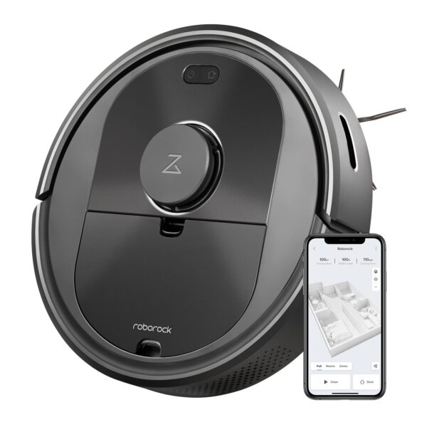 roborock Q5 Robot Vacuum Cleaner, 2700Pa Suction, LiDAR Navigation, Multi-Level Mapping, 180 mins Runtime, Carpets, Pet Hair